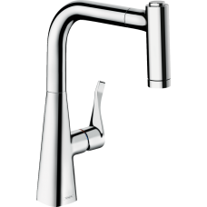 Змішувач hansgrohe Metris M71 для кухонної мийки, хром 73800000