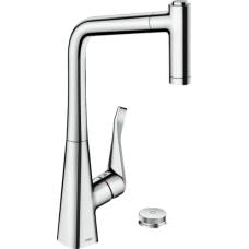 Змішувач hansgrohe Metris Select M71 для кухонної мийки, хром 73806000