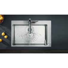 Змішувач hansgrohe Metris Select M71 для кухонної мийки, хром 73806000