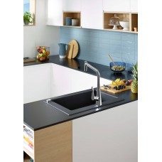 Змішувач hansgrohe Metris Select M71 для кухонної мийки, хром 73806000