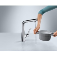Змішувач hansgrohe Metris Select для кухонної мийки, хром 14883000 (розпродаж вітрини)