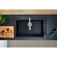 Мийка для кухні hansgrohe S51 S510-F660 43313170 чорний графіт