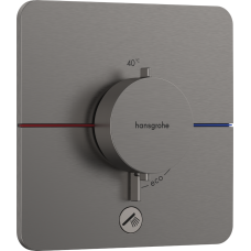 Термостат hansgrohe ShowerSelect Comfort Q для душа 15589340 чорний матовий хром