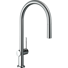 Змішувач hansgrohe Talis M54 для кухонної мийки з висувним душем, хром 72803000