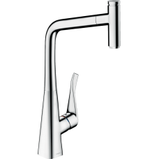 Змішувач hansgrohe Metris Select M71 для кухонної мийки, хром 73803000