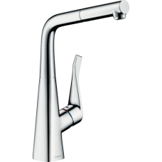 Змішувач hansgrohe Metris M71 для кухонної мийки, хром 73812000