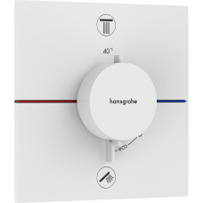 Термостат hansgrohe ShowerSelect Comfort E для душа 15572700 білий матовий