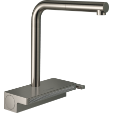 Змішувач hansgrohe Aquno Select M81 для кухонної мийки з висувним душем, під сталь 73830800