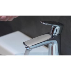 Змішувач hansgrohe Talis E для раковини із зливним гарнітуром, хром 71710000