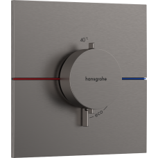 Термостат hansgrohe ShowerSelect Comfort E для душу 15574340 чорний матовий хром