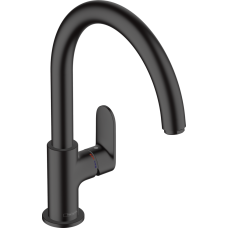 Змішувач hansgrohe Vernis Blend M35 для кухонної мийки, чорний матовий 71870670