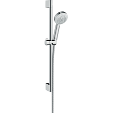 Душовий набір hansgrohe Crometta 100 Vario EcoSmart з душовою штангою 26654400 білий/хром