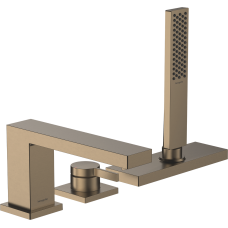 Змішувач hansgrohe Tecturis E на борт ванни, бронза 73443140