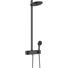 Душова система hansgrohe Pulsify Showerpipe 260 2jet з термостатом 24240670 чорний матовий