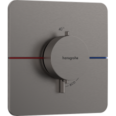 Термостат hansgrohe ShowerSelect Comfort Q для душа 15588340 чорний матовий хром