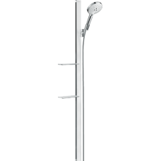Душовий набір hansgrohe Raindance Select S 120 3jet з душовою штангою і мыльницею 27646400 білий/хром