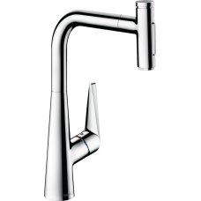 Змішувач hansgrohe Talis Select M51 для кухонної мийки з висувним душем, хром 73867000