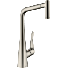 Змішувач hansgrohe Metris M71 для кухонної мийки, під сталь 73801800