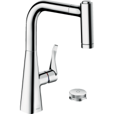 Змішувач hansgrohe Metris Select M71 для кухонної мийки, хром 73805000