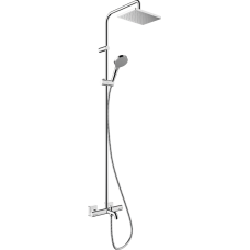 Душова система hansgrohe Vernis Shape Showerpipe 230 1jet з термостатом для ванни 26284000 хром