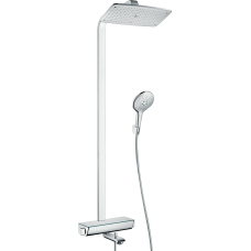Душова система hansgrohe Raindance Select E 360 Showerpipe з термостатом для ванни, хром 27113000