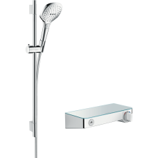Душовий набір hansgrohe ShowerTablet Select 300/Raindance Select E 120 3jet/Combi 27026400 білий/хром