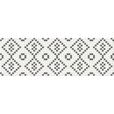Плитка Opoczno Pret-a-Porter Black&White Mosaic декор 10×250×750