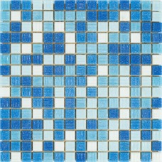 Мозаика Stella di Mare R-MOS B1131323335 микс голубой-5 (на бумаге) 4×327×327