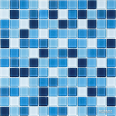 Мозаїка Mozaico De Lux S-Mos Ht Azuro Mix 30x30 см