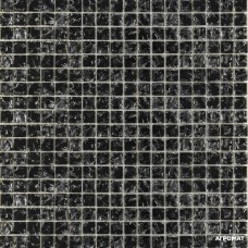 Мозаика Grand Kerama 448 моно черный колотый 6×300×300