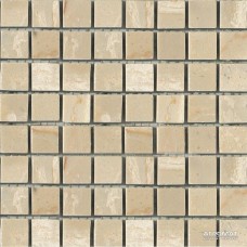 Мозаика Mozaico De Lux Stone C-Mos Travertine Luana Pol 1,5х1,5 см