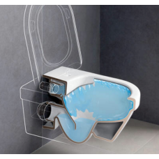 Унитаз Villeroy & Boch Avento Direct Flush (5656HRR1) с покрытием Ceramic Plus и сиденьем Soft Close 9M77C101