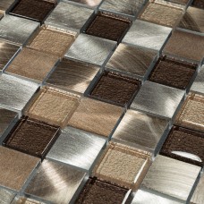 Мозаїка Mozaico De Lux V-Mos W-7657 Mix Brown Mosaic 30,5Х30,5 см