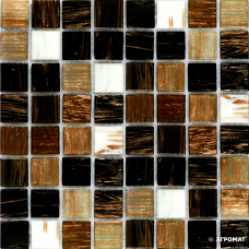 Мозаика Mozaico De Lux R-Mos Brown Sunset 32,7х32,7 см