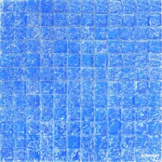 Мозаика Grand Kerama 797 Моно голубая колота 6×300×300