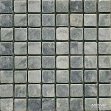 Мозаика Mozaico De Lux Stone C-Mos Mugwort Green 29,6х29,6 см