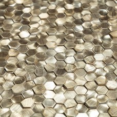 Мозаїка Mozaico De Lux V-Mos LB005-1 Gold Small Metal 30,5х29,5 см