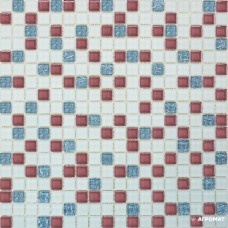 Мозаика Grand Kerama 581 микс розовый-белый-серый 6×300×300