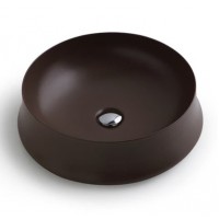 Керамическая раковина 50 см Simas Sharp, chocolate matt SH 01