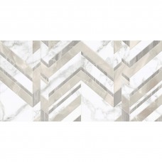Плитка Golden Tile Marmo Bianco Chevron Белый G70151 30x60 см