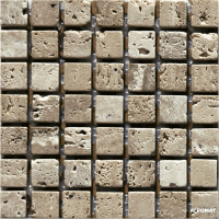 Мозаика Mozaico de LUx K-MOS TRAVERTINO NOCE 8×304×304