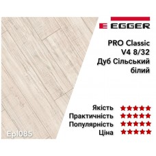 Ламінат EGGER PRO Дуб Сільський білий EPL085 (H2530)