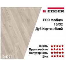 Ламінат EGGER PRO Дуб Кортон білий EPL051 (H2040)