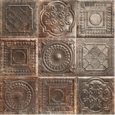 Плитка стінова Tin Tile Rusty Nero 200x200 Mainzu