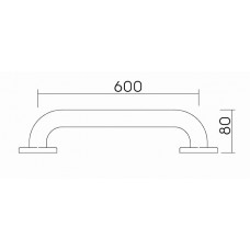 Поручень 60 см LEHNEN CONCEPT (L60006000) KOLO