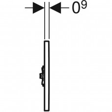 Кнопка зливу для пісуара сенсорна Sigma (115.135.21.1) хром, Geberit