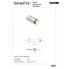Гачок Neo (104106165), Bemeta
