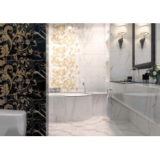 Плитка стінова Saint Laurent чорний 300x600x9 Golden Tile