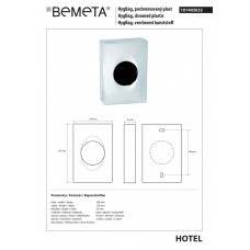 Тримач для сміттєвих пакетів Hotel (101403032), Bemeta