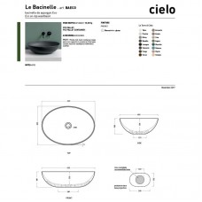 Умивальник Bacinelle ECO 62 (BAECO) Glossy White CIELO